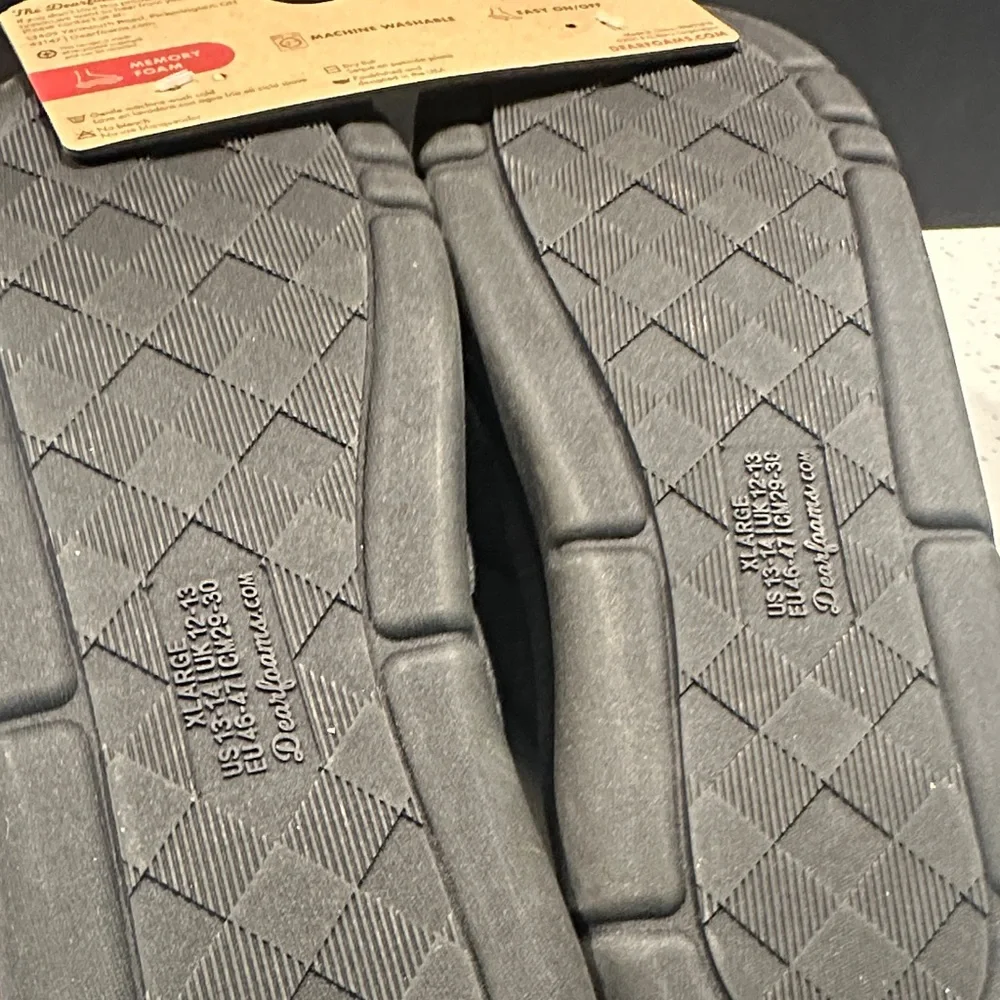Dearfoams Charcoal‎ Men's Slide Sandals